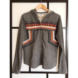 Lucky Lotus embroidered hoodie